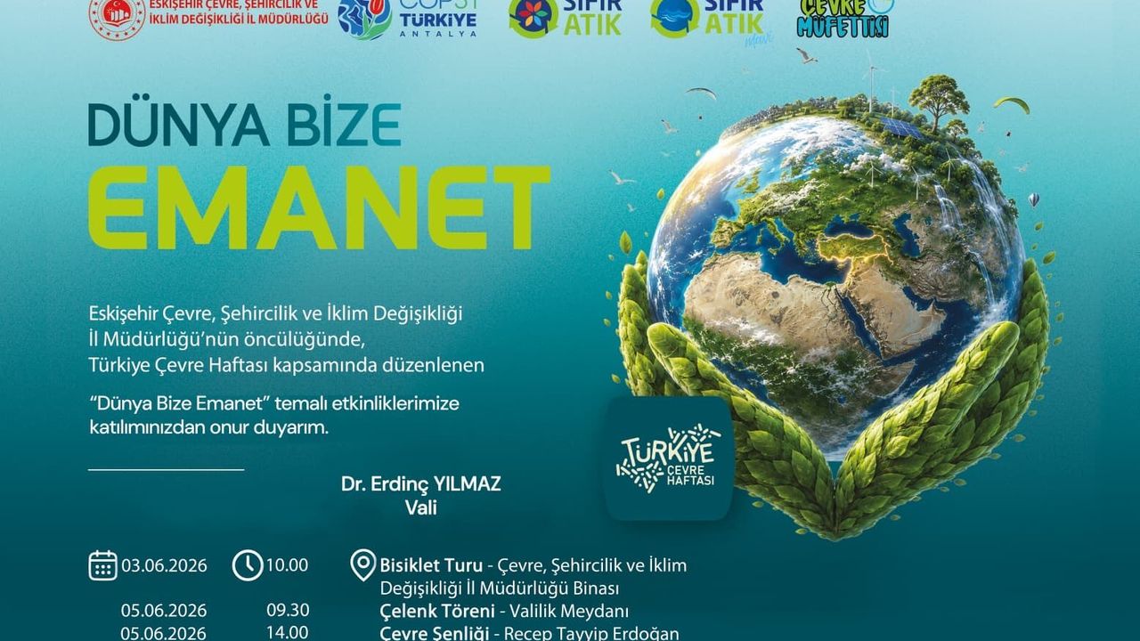 Eskişehir’de Çevre Haftası Başlıyor