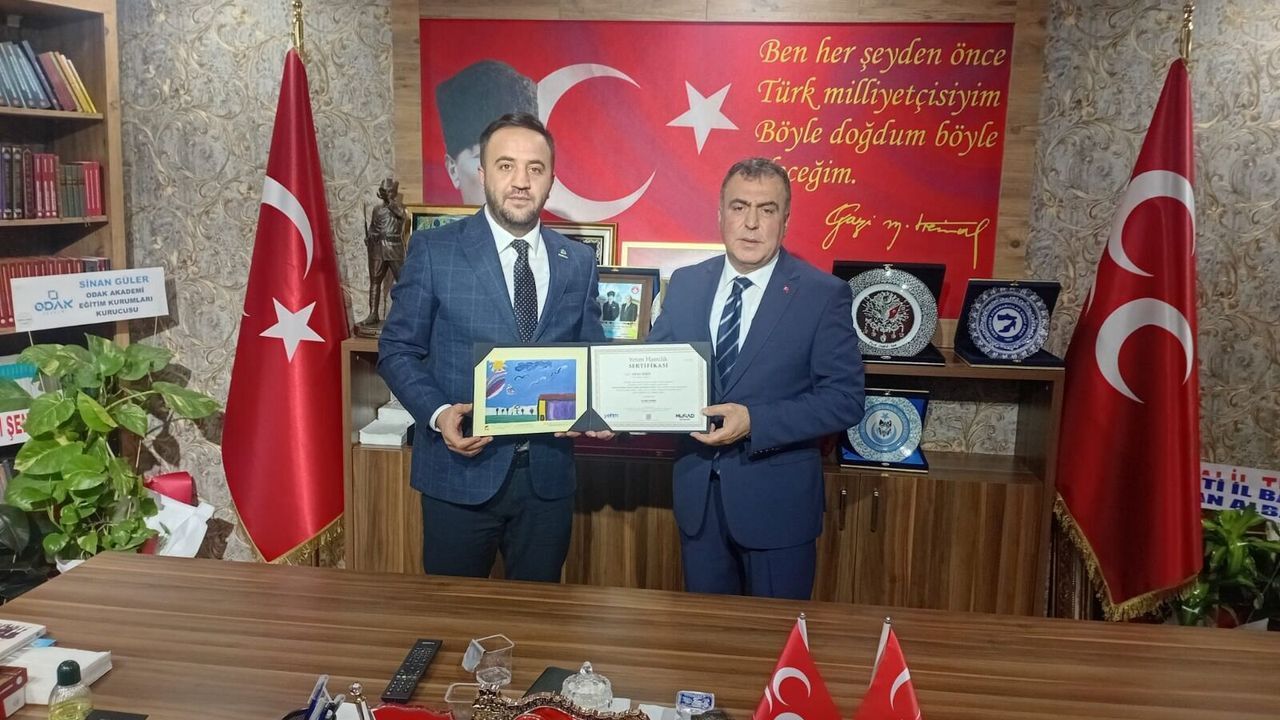 Eskişehir Heyetinden MHP İl Başkanı Sezer’e Ziyaret