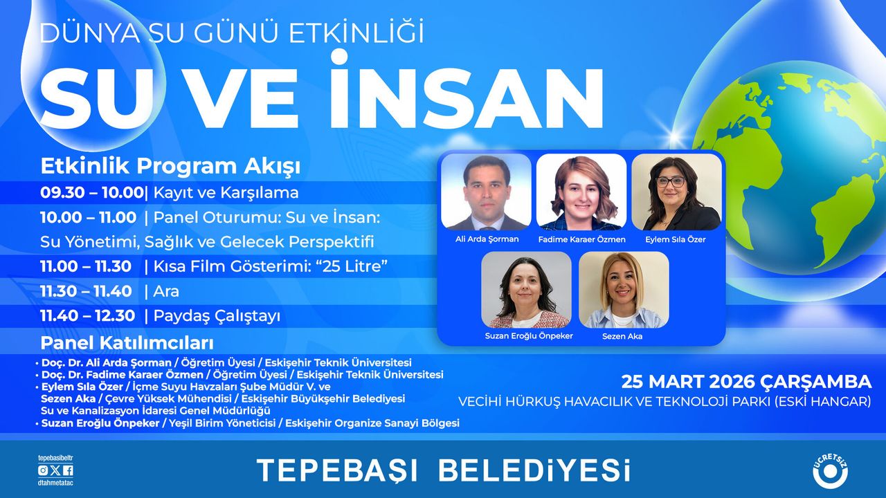 'Su ve İnsan' paneliyle farkındalık oluşturulacak