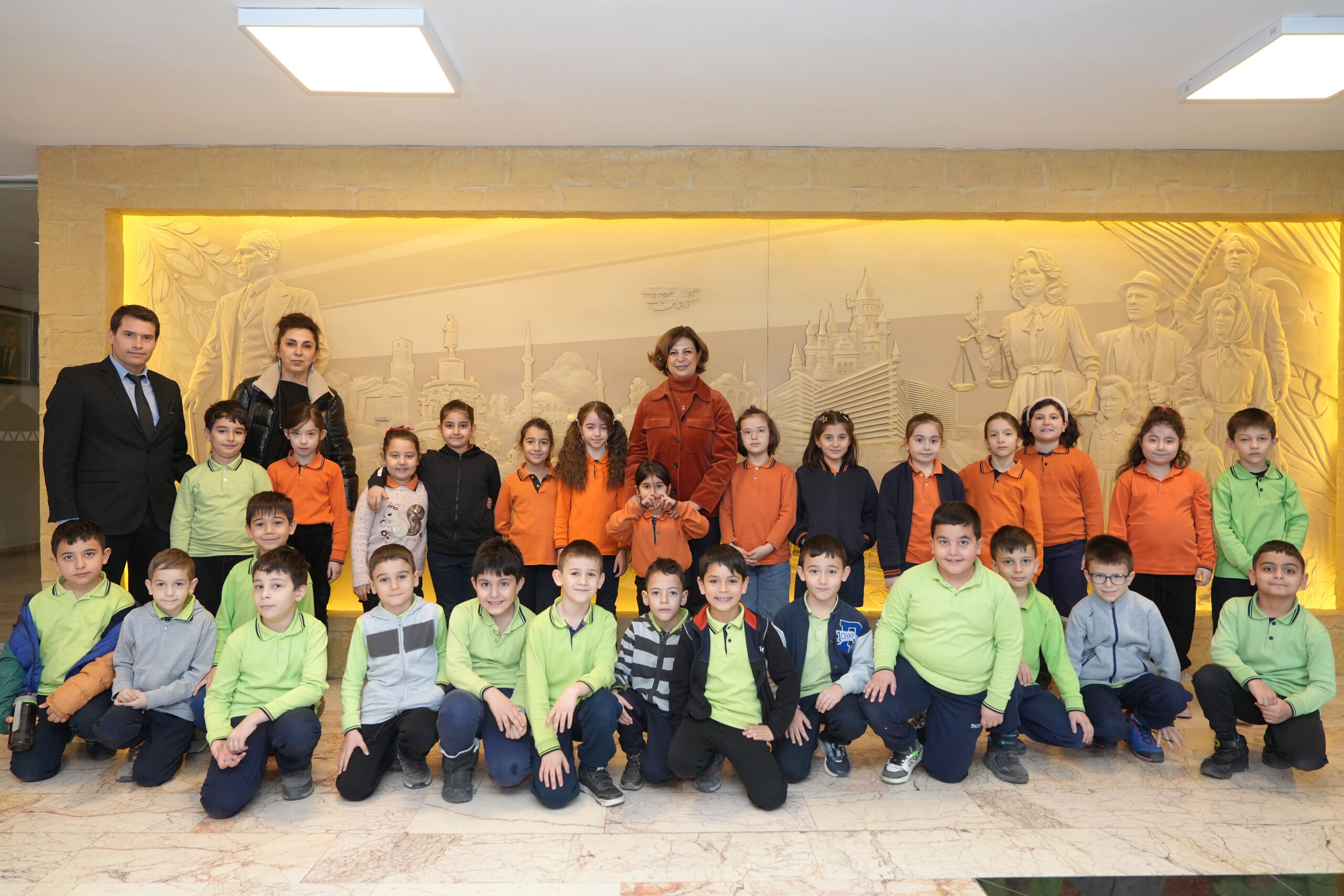 Minikler Başkan Ünlüce ile buluştu