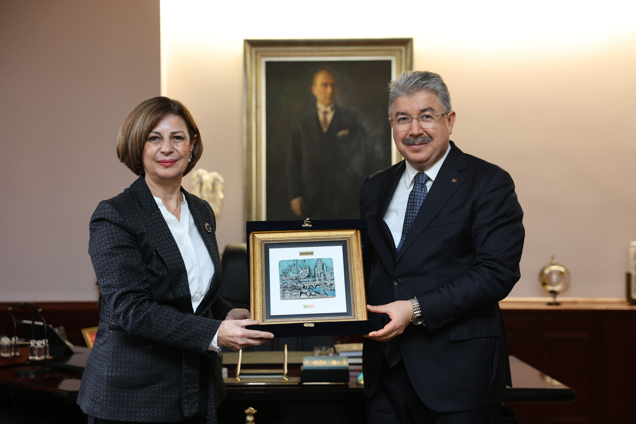 Vali Erdinç Yılmaz Başkan Ünlüce'yi ziyaret etti