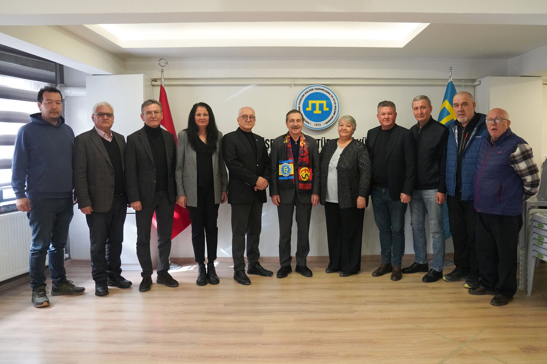 Başkan Ataç'tan Kırım Türkleri Kültür Yardımlaşma ve Spor Kulübü Derneği'ne ziyaret