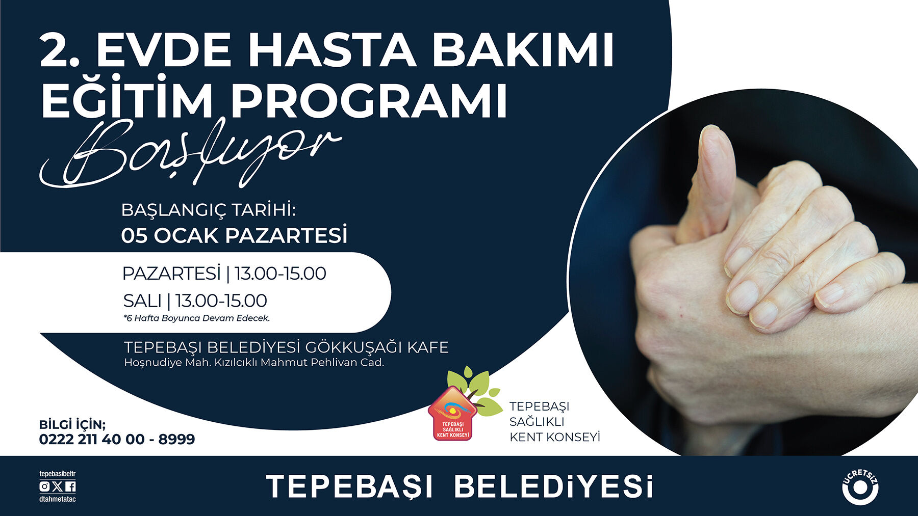 Bakım eğitimi ikinci kez başlıyor