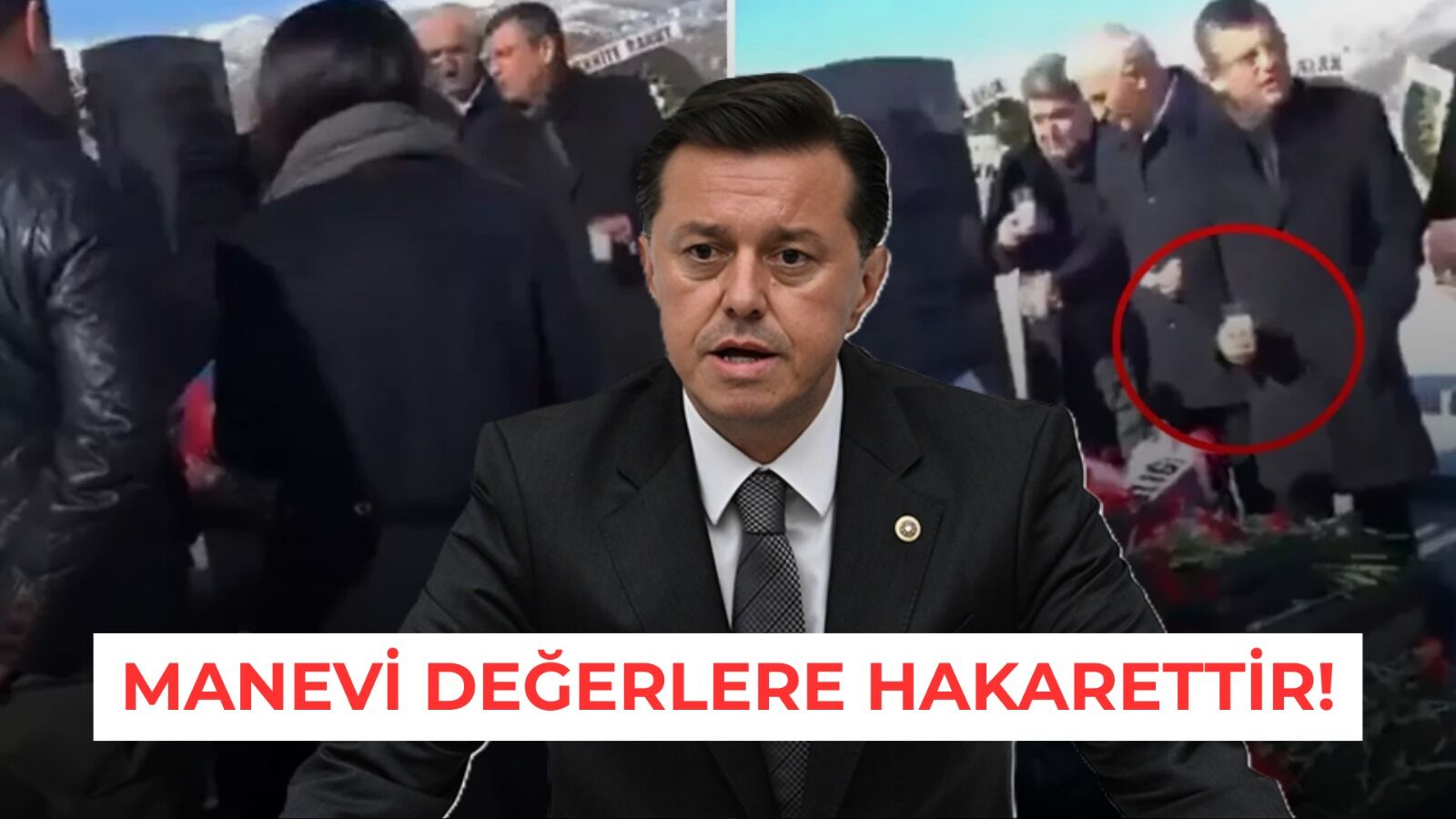 Nebi Hatipoğlu’ndan Özgür Özel’e mezar tepkisi