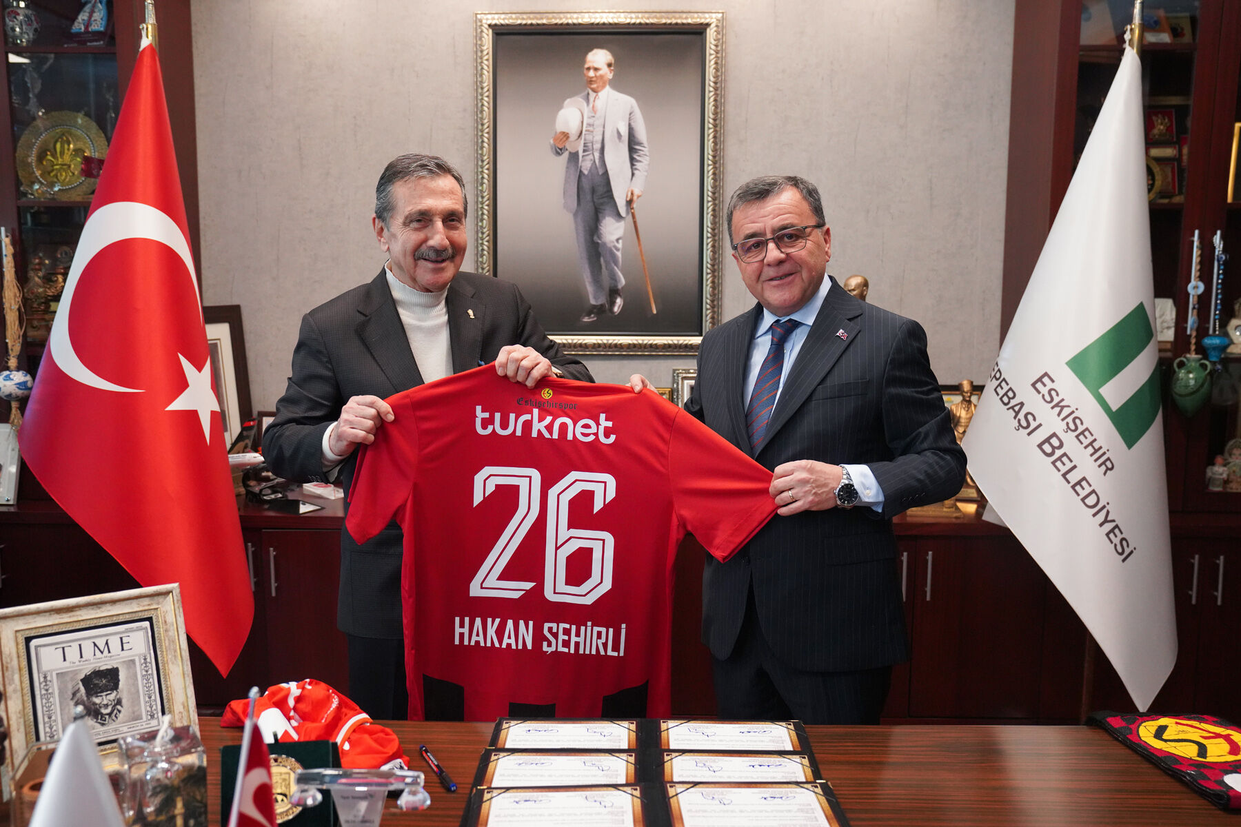 Tepebaşı Belediyesi ile Balıkesir Altıeylül Belediyesi kardeş şehir oldu