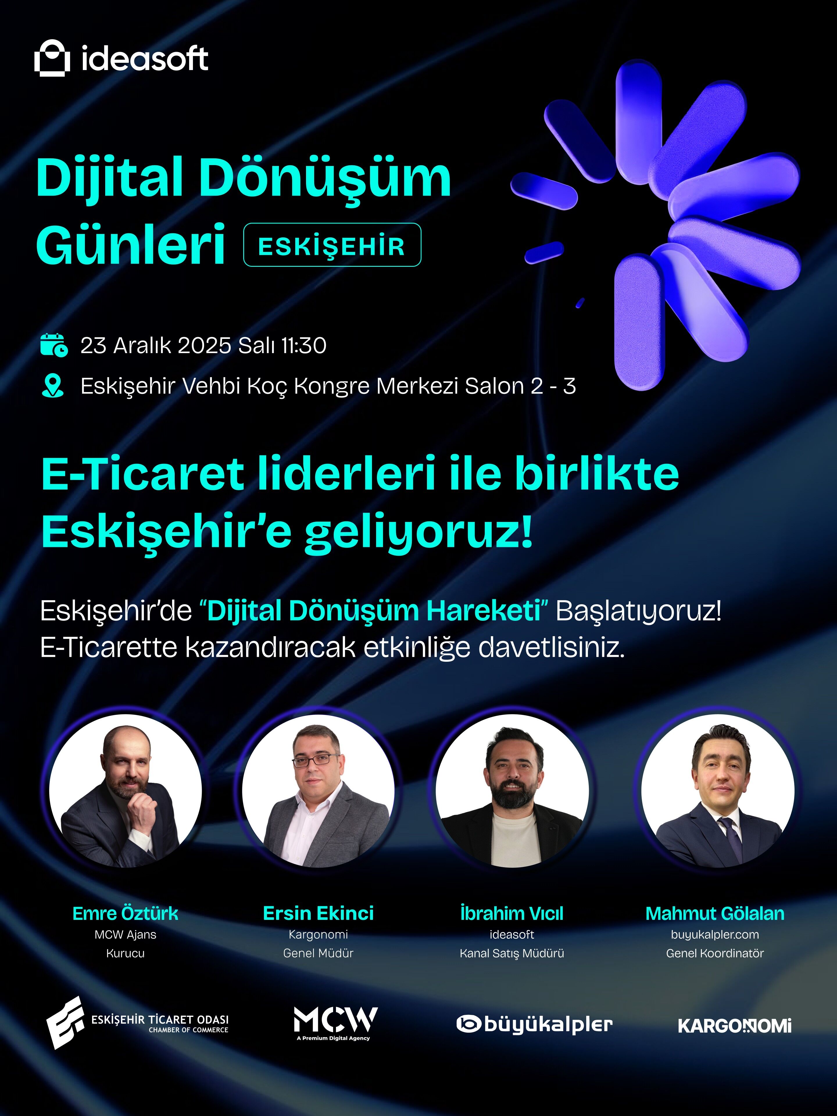 E-ticaretin liderleri Vehbi Koç Kongre Merkezi’nde buluşuyor