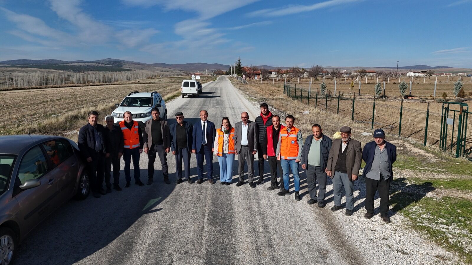Ayvalı ile Arslanbeyli arasındaki yol yenilendi