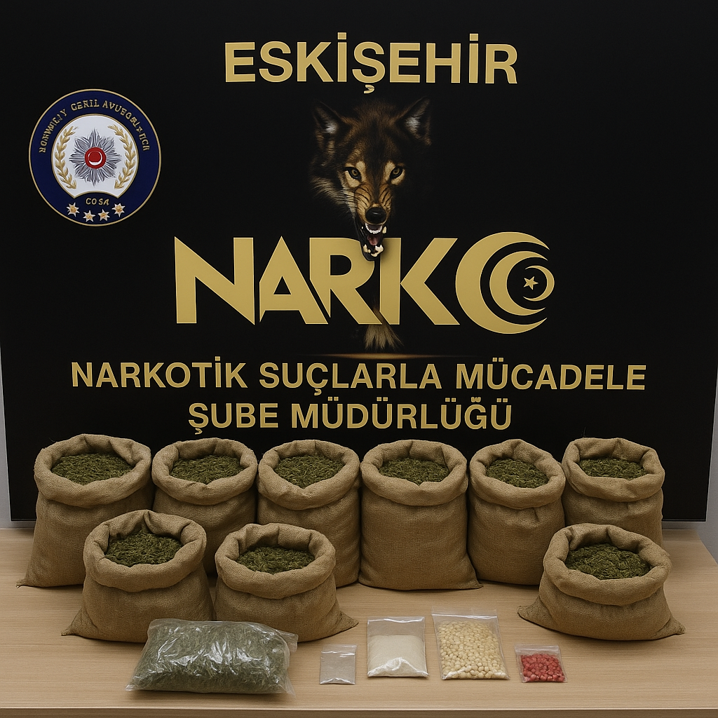 Eskişehir’de Operasyon: Yüklü Miktarda Madde Ele Geçirildi