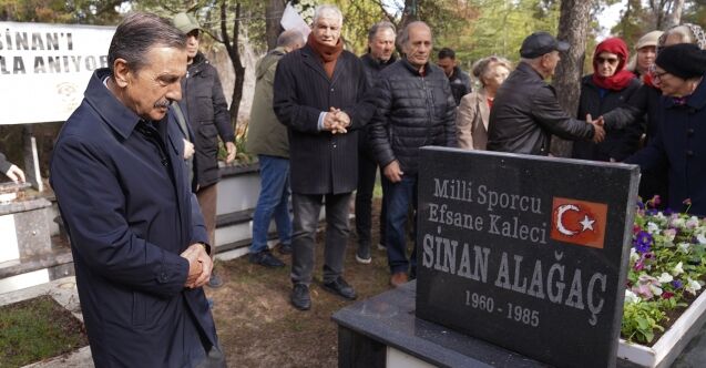 Efsane Kaleci Sinan Alağaç’a Vefa