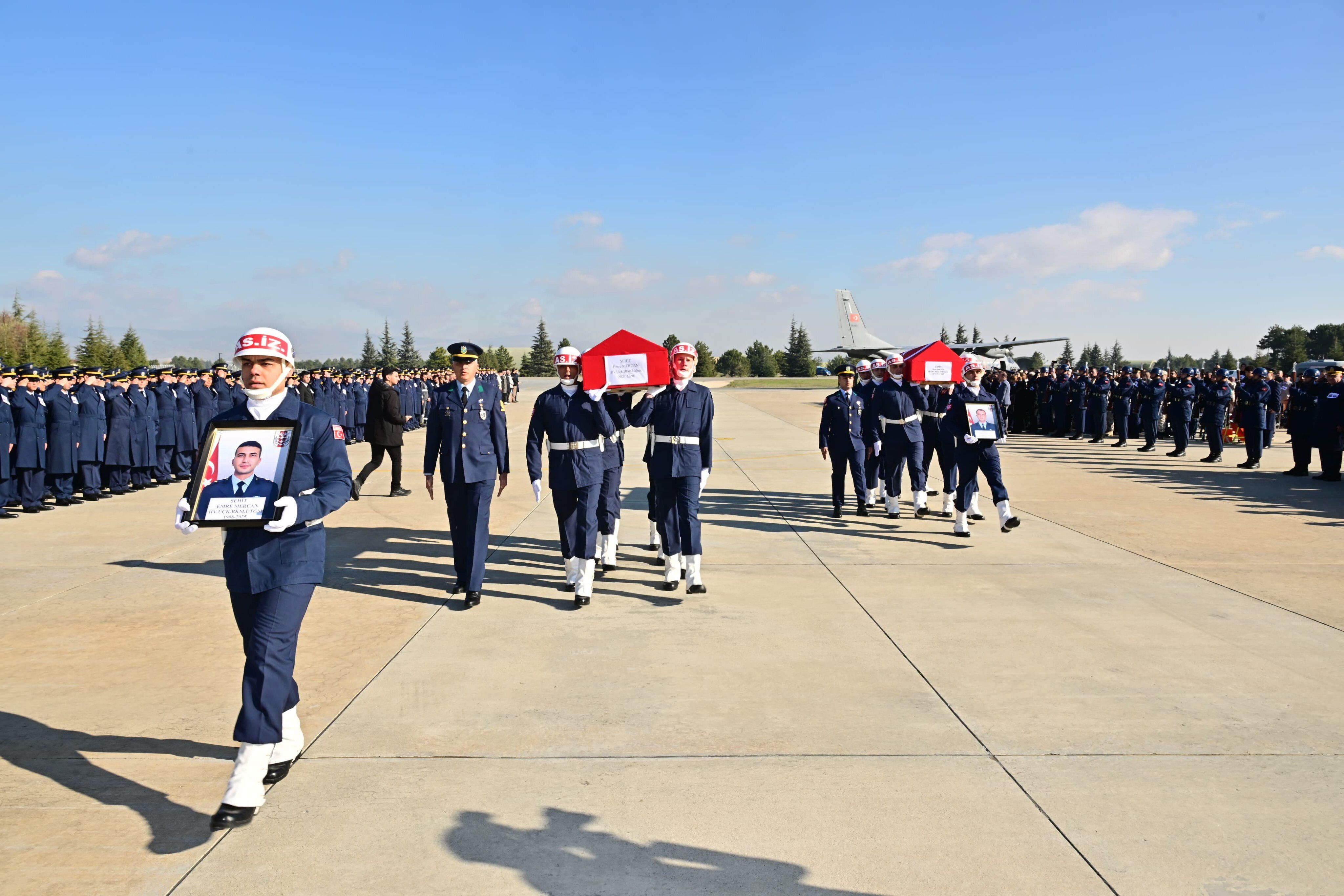 Gürcistan’da Düşen Askerî Uçağın Şehitleri Eskişehir’e Getirildi