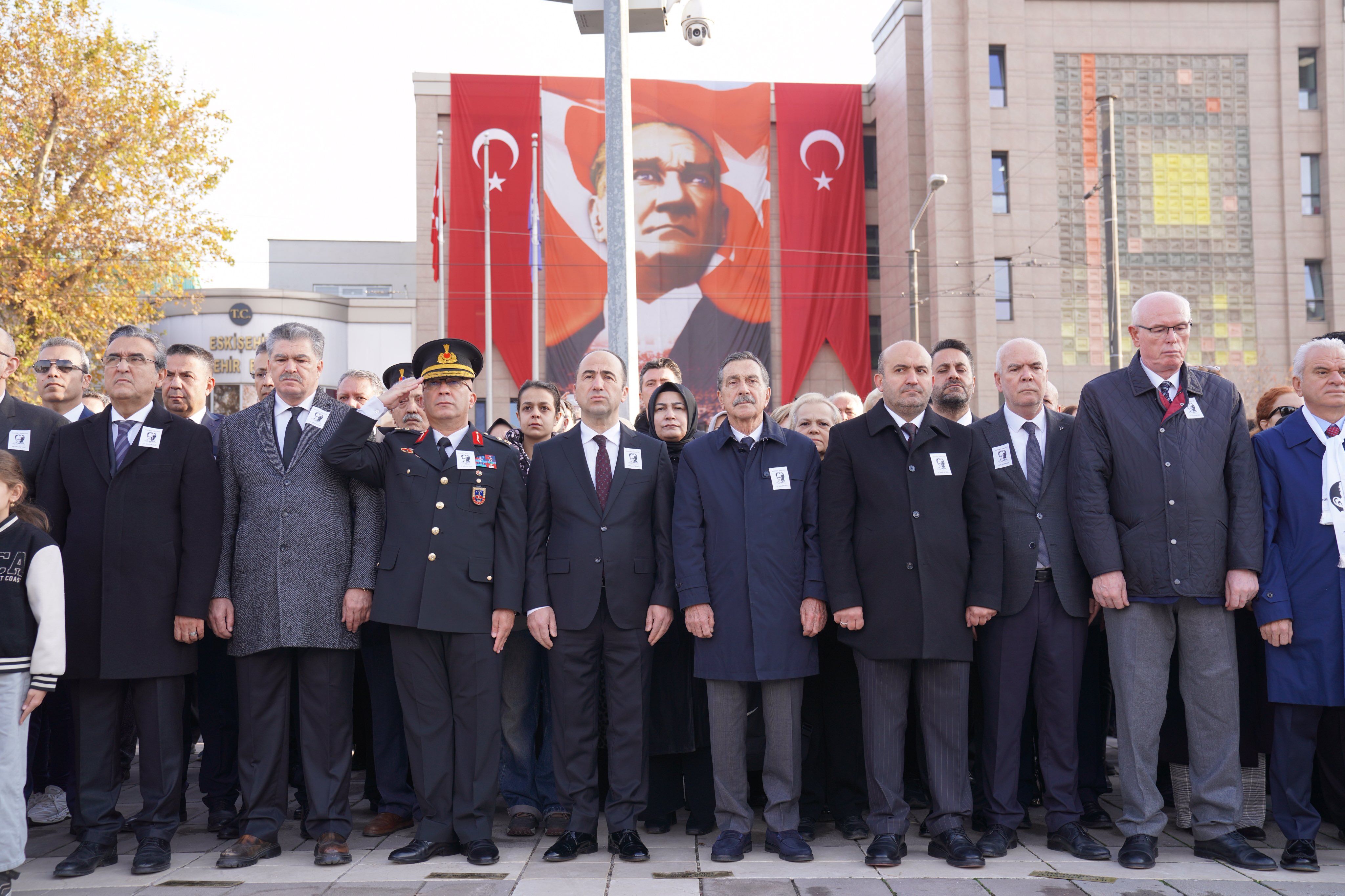 Eskişehir’de 10 Kasım Töreni: Ataç’tan Anlamlı Mesaj