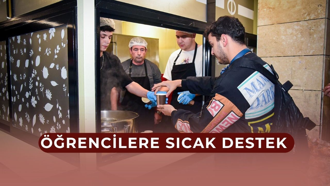 Gençlere sınav haftasında destek