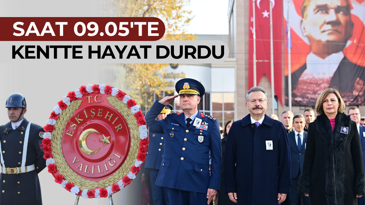 Atatürk’ün Sesi, Meydanlarda Yankılandı: 10 Kasım’da Eskişehir Tek Yürek