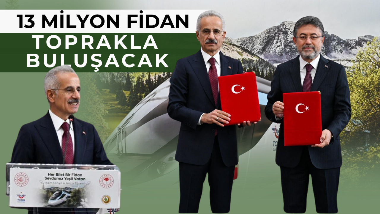Trene Binen Her Yolcu, Türkiye’yi Yeşertecek