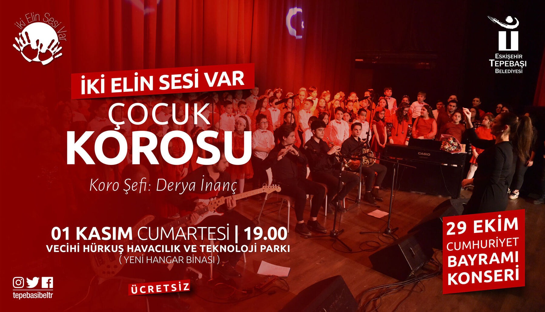 Çocuk Korosu’ndan  Cumhuriyet konseri