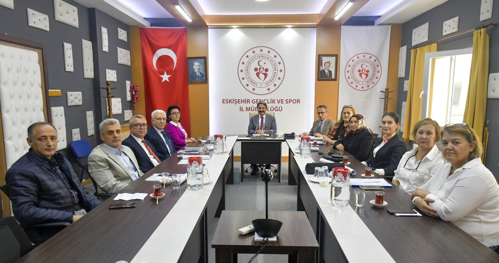 Gençlik ve Spor İl Müdürü Hasan Kalın, Yurt Müdürleriyle Bir Araya Geldi