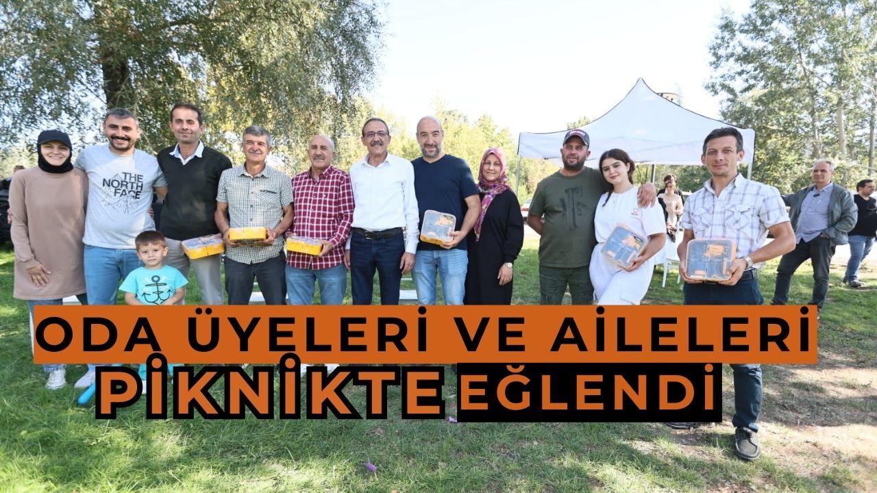 Elektrikçiler Odası üyeleri piknikte buluştu