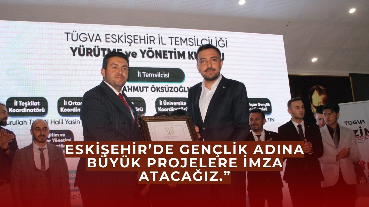 TÜGVA Eskişehir genel kurulunda projeler konuşuldu