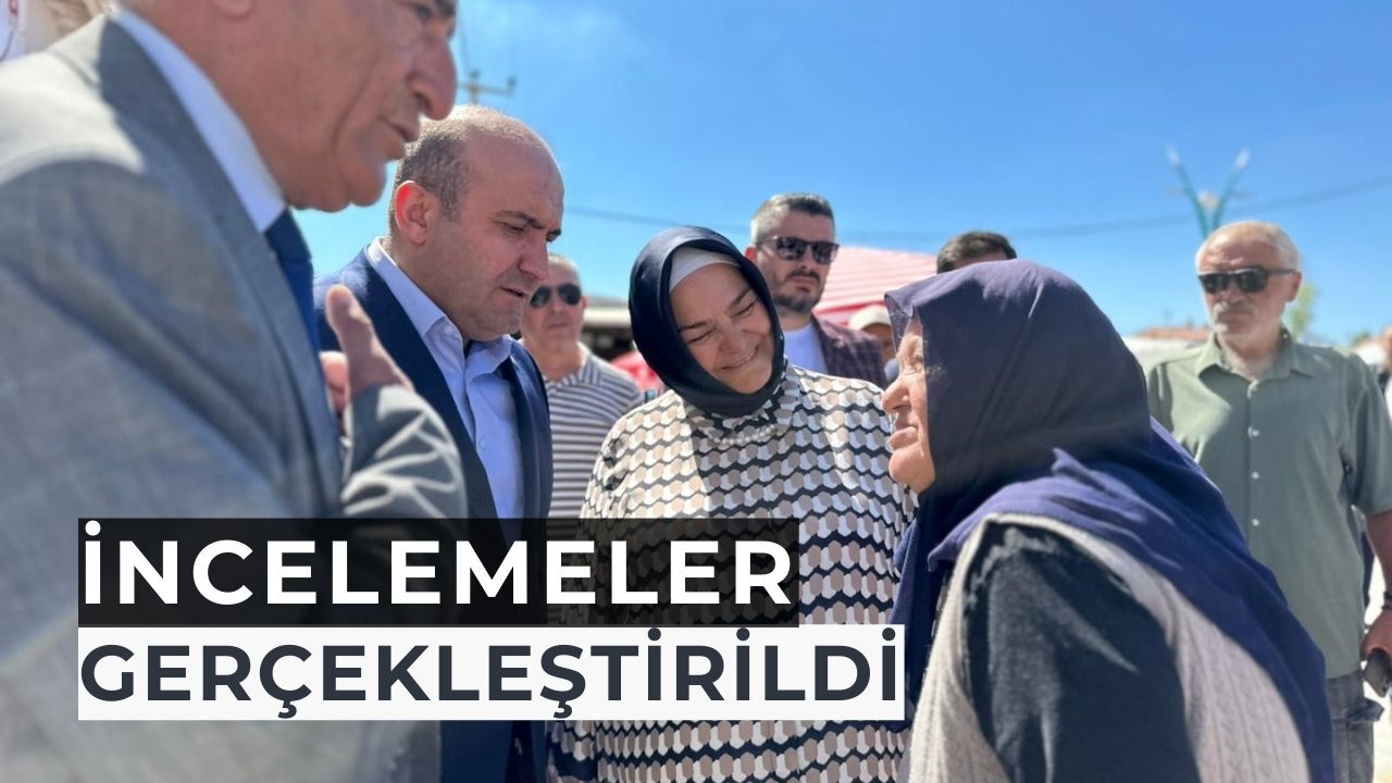 Ayşen Gürcan'dan Han, Çifteler ve Mahmudiye'ye ziyaret