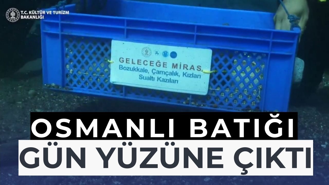 Akdeniz’in Derinliklerinden Osmanlı Batığı Gün Yüzüne Çıktı