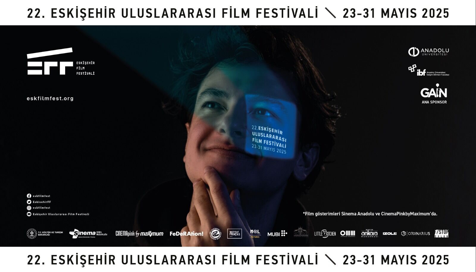 Eskişehir Uluslararası Film Festivali 22. kez sinemaseverlerle buluşuyor
