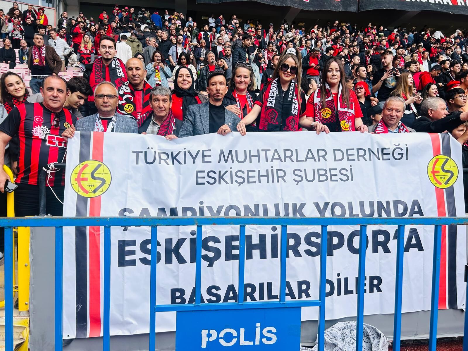 Türkiye Muhtarlar Derneği Eskişehir Şubesinden Eskişehirspor’a destek mesajı
