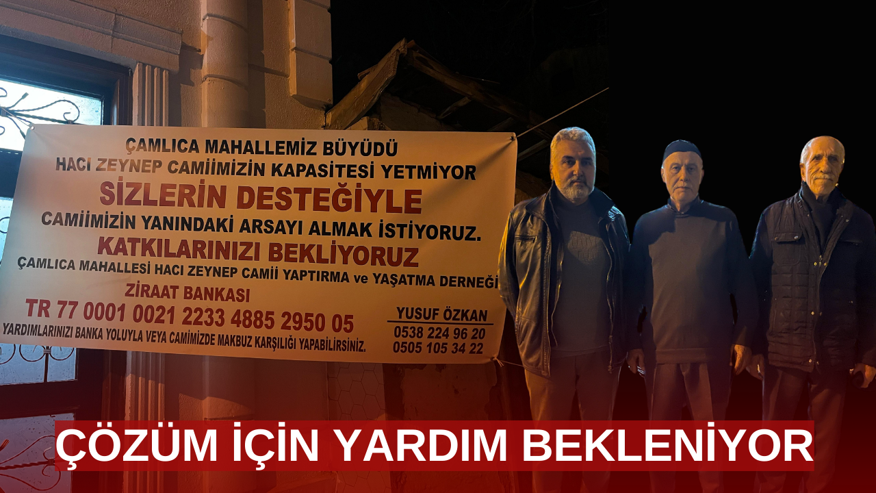 Hacı Zeynep Camii cemaatine yetmiyor