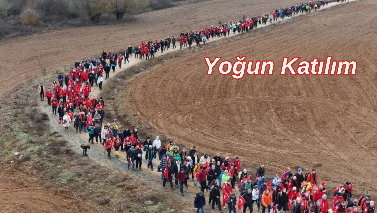 İnönü Savaşları şehitleri için 8 kilometre yürüdüler
