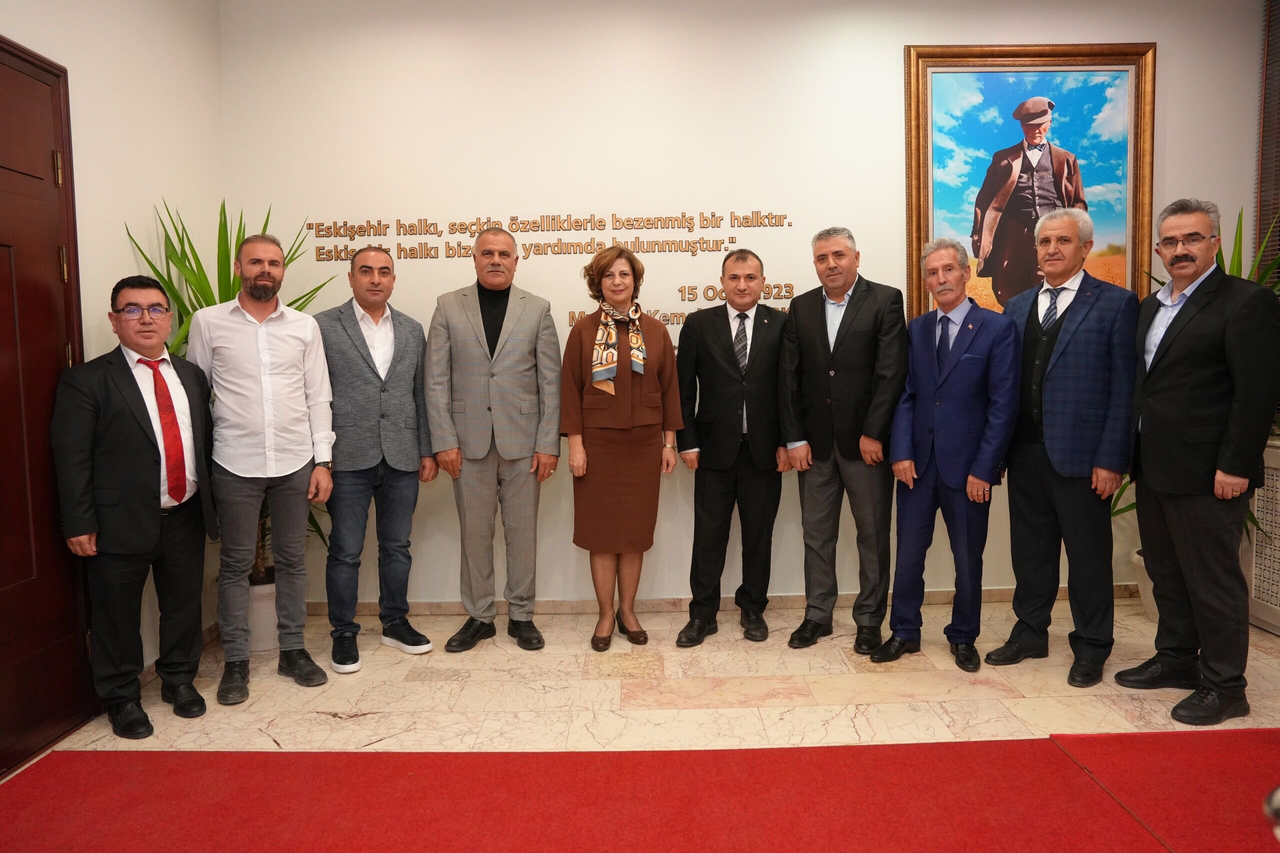ESKERDER’ den Başkan Ünlüce’ye Ziyaret