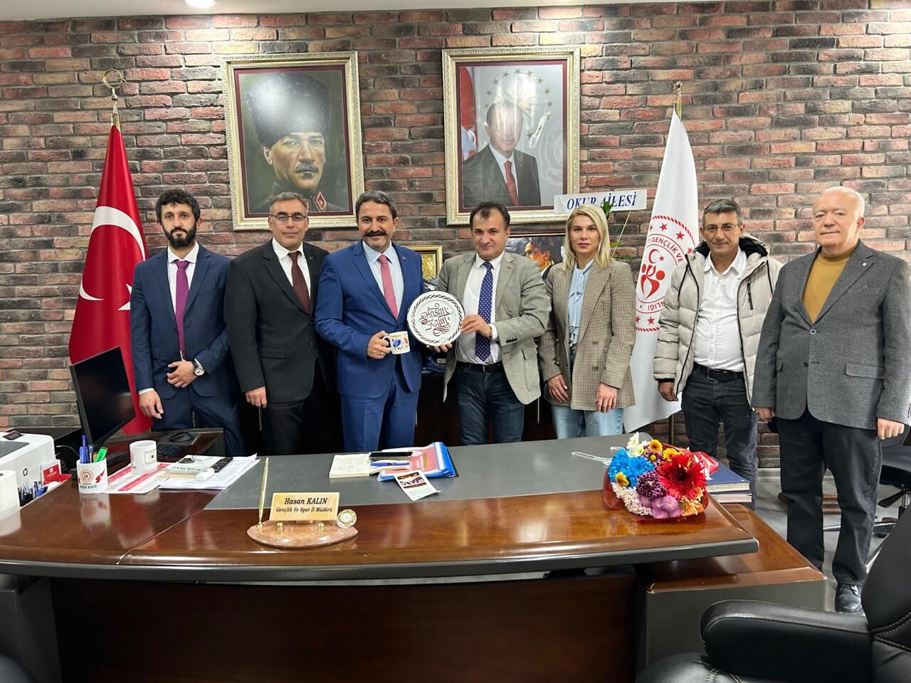 Yeni Sendikadan Kalın’a hayırlı olsun ziyareti