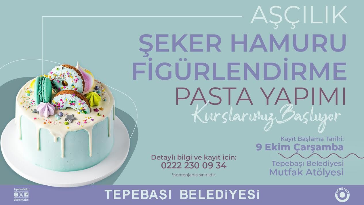 Mutfak atölyesi kayıtları başladı