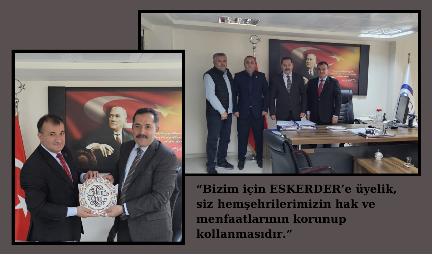 ESKERDER'den Önal'a ziyaret