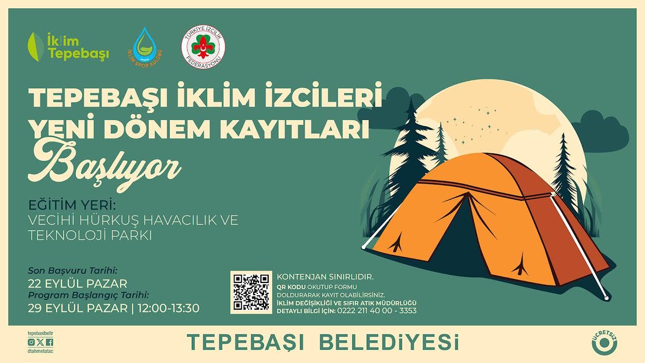 İklim izcileri yeni dönem kayıtları başladı