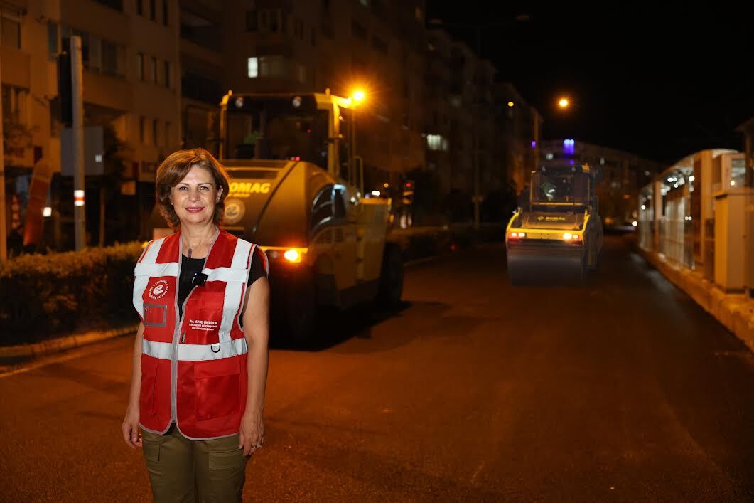 Başkan Ünlüce'den gece çalışmalarına yakın takip