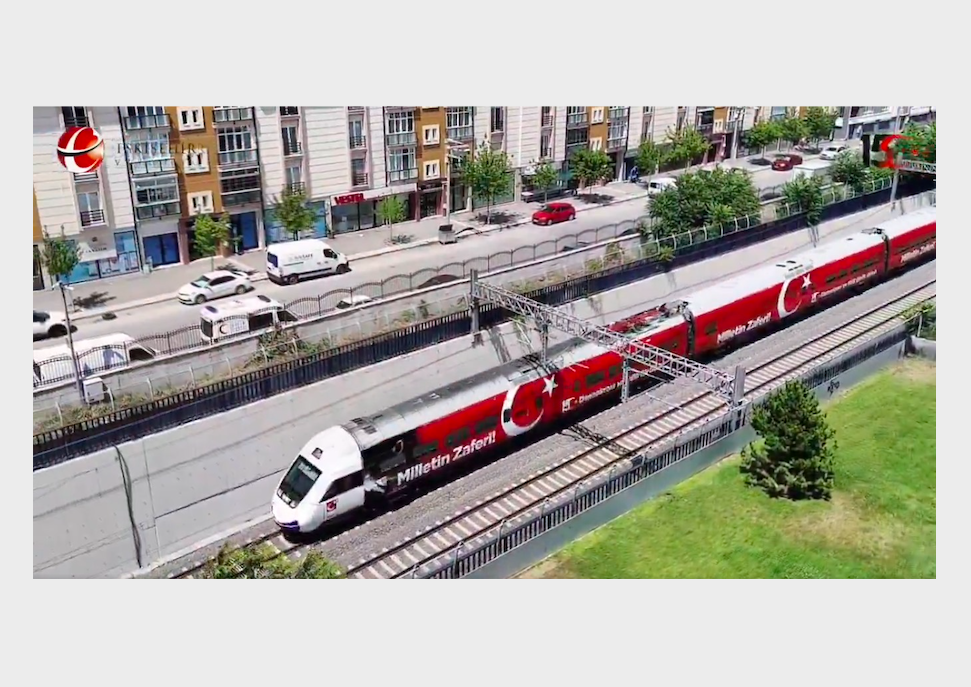 Demokrasi ve Milli Birlik Treni Eskişehir'e ulaştı