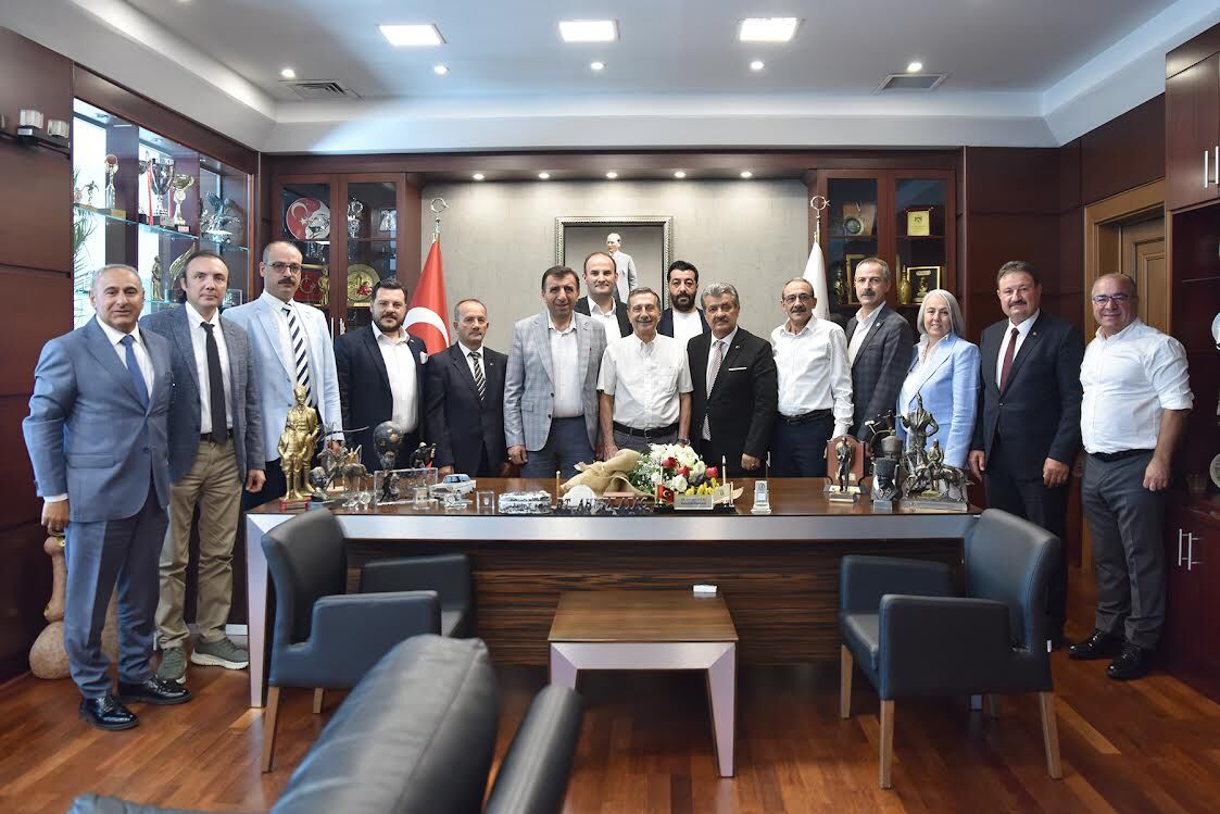 Başkan Ataç'a esnaftan ziyaret