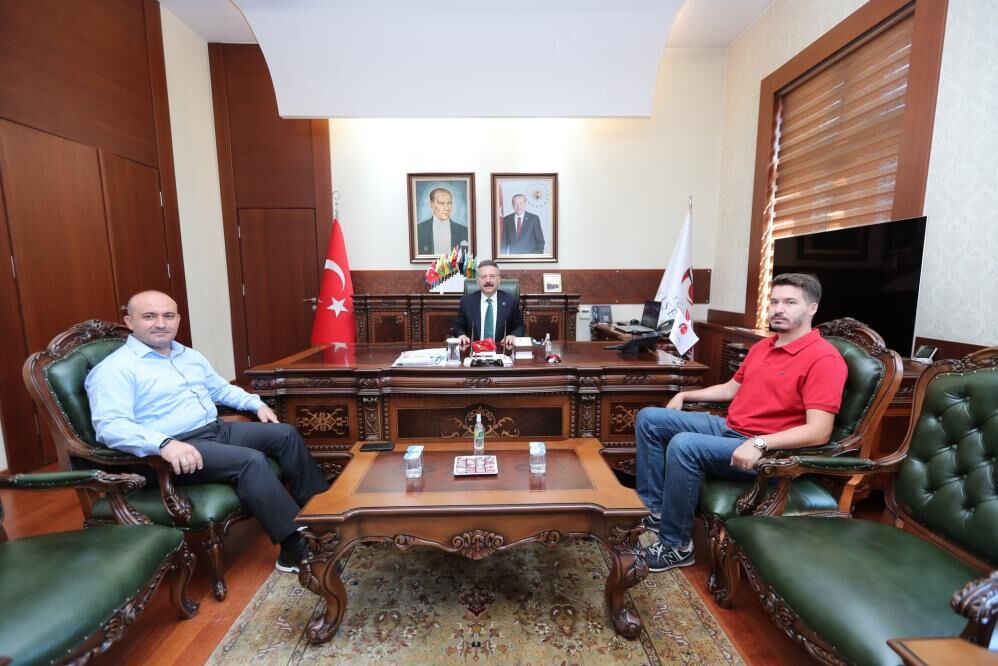 AK Parti İl Başkanı Albayrak ve yardımcısı Vali Aksoy'u ziyaret etti