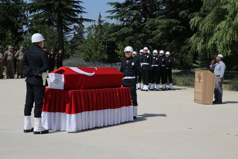 Hayatını kaybeden polis memurunun cenazesi memleketine gönderildi