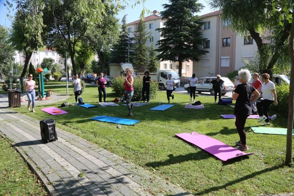 Odunpazarı'nda sabah sporu