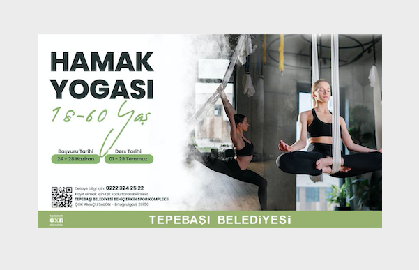 Hamak yogası kayıtları başlıyor