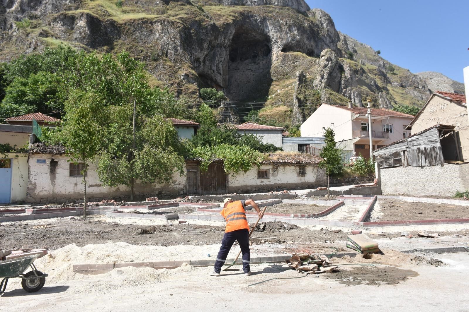 İnönü'de ikinci park yapımı devam ediyor