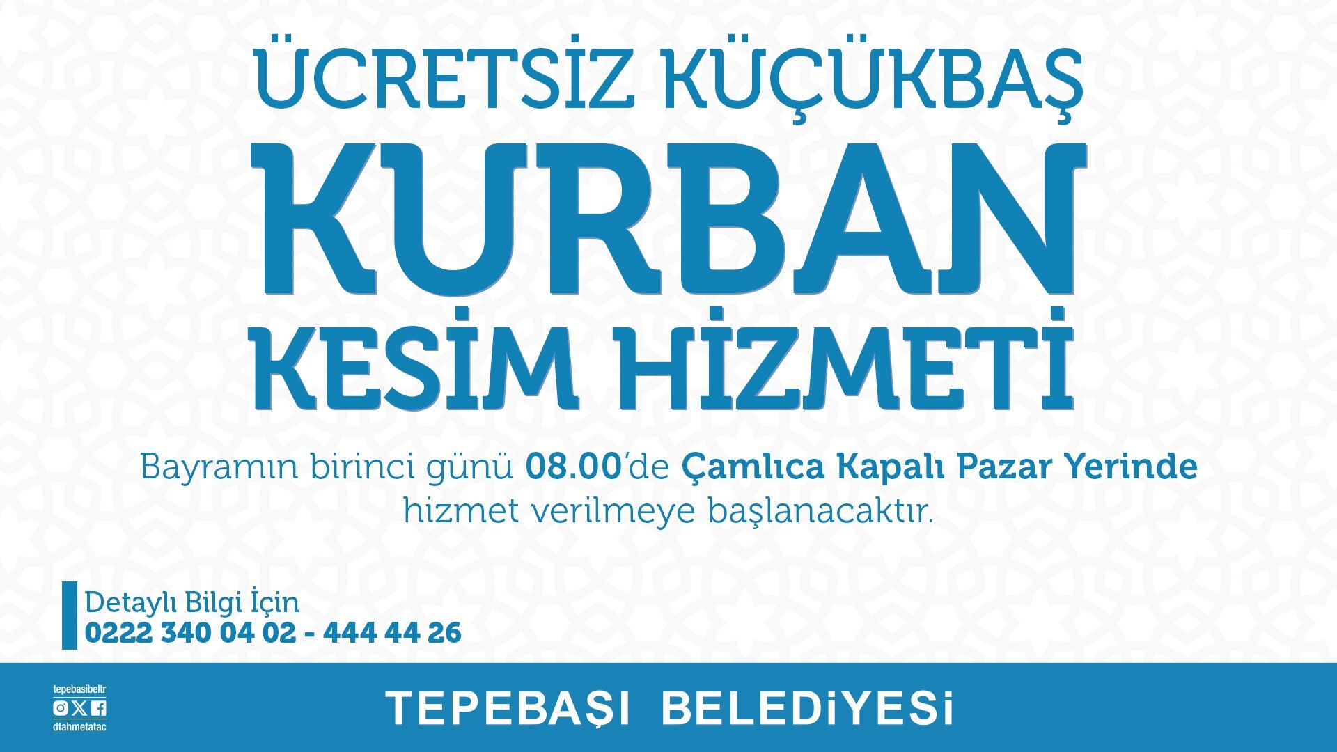 Tepebaşı'nda kesim alanı hazır