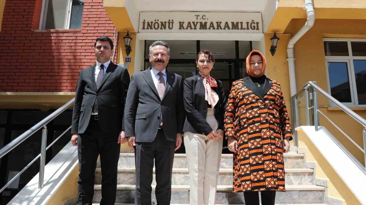 Vali Aksoy’dan İnönü’ye ziyaret