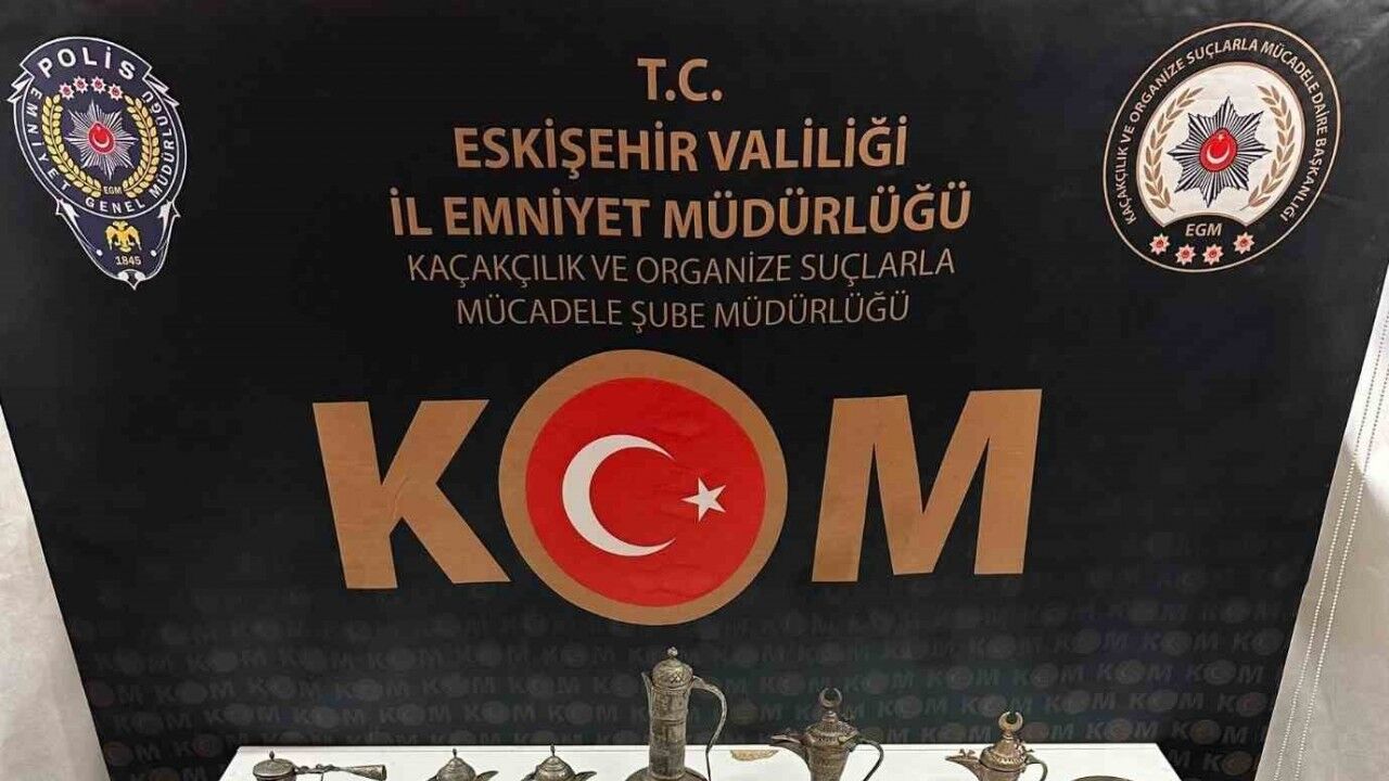 Polis ekiplerinden tarihi eser kaçakçılığına yönelik operasyon
