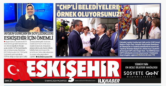 Eskişehir İlk Haber'in yeni sayısı yayınlandı