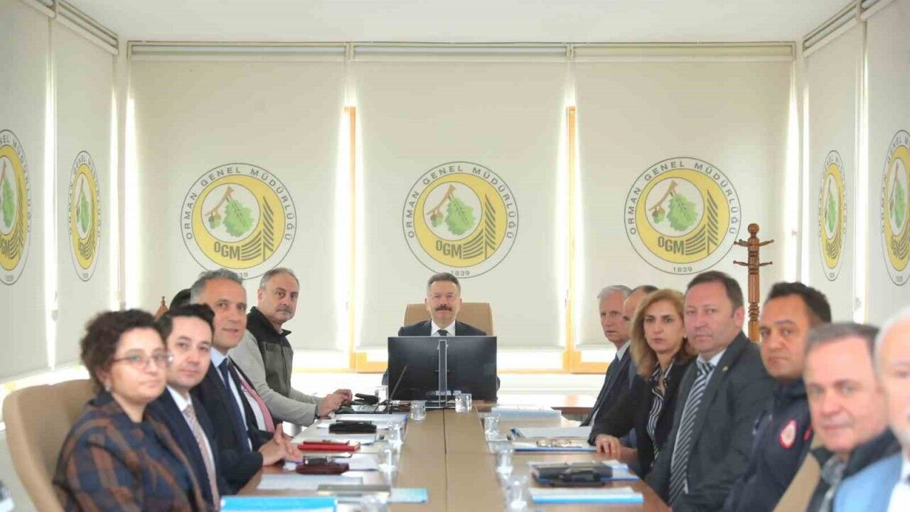 Eskişehir Orman Yangınları İle Mücadele Komisyonu toplantısı gerçekleştirilirdi