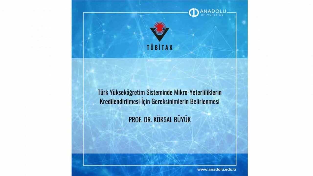 Anadolu Üniversitesi ekibinden öğrencilerin eğitim hedefleri için TÜBİTAK projesi