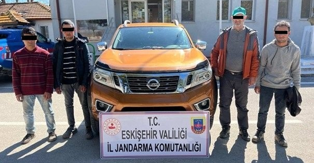 Yabancı uyruklu 3 göçmen yakalandı