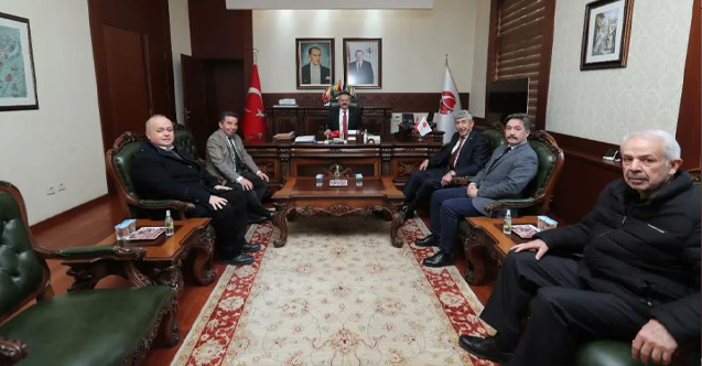 Türk Ocakları 112. kuruluş yıl dönümünde Vali Hüseyin Aksoy’a anlamlı ziyaret