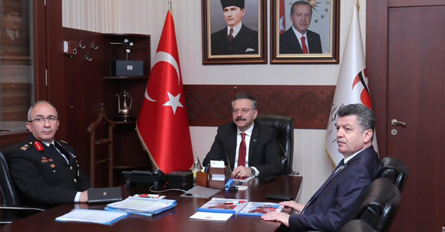 Vali Hüseyin Aksoy, Seçim Güvenliği Toplantısı'na katıldı
